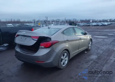 2016 Hyundai Elantra Value Edition из США, поврежденный, VIN 5NPDH4AE9GH679405